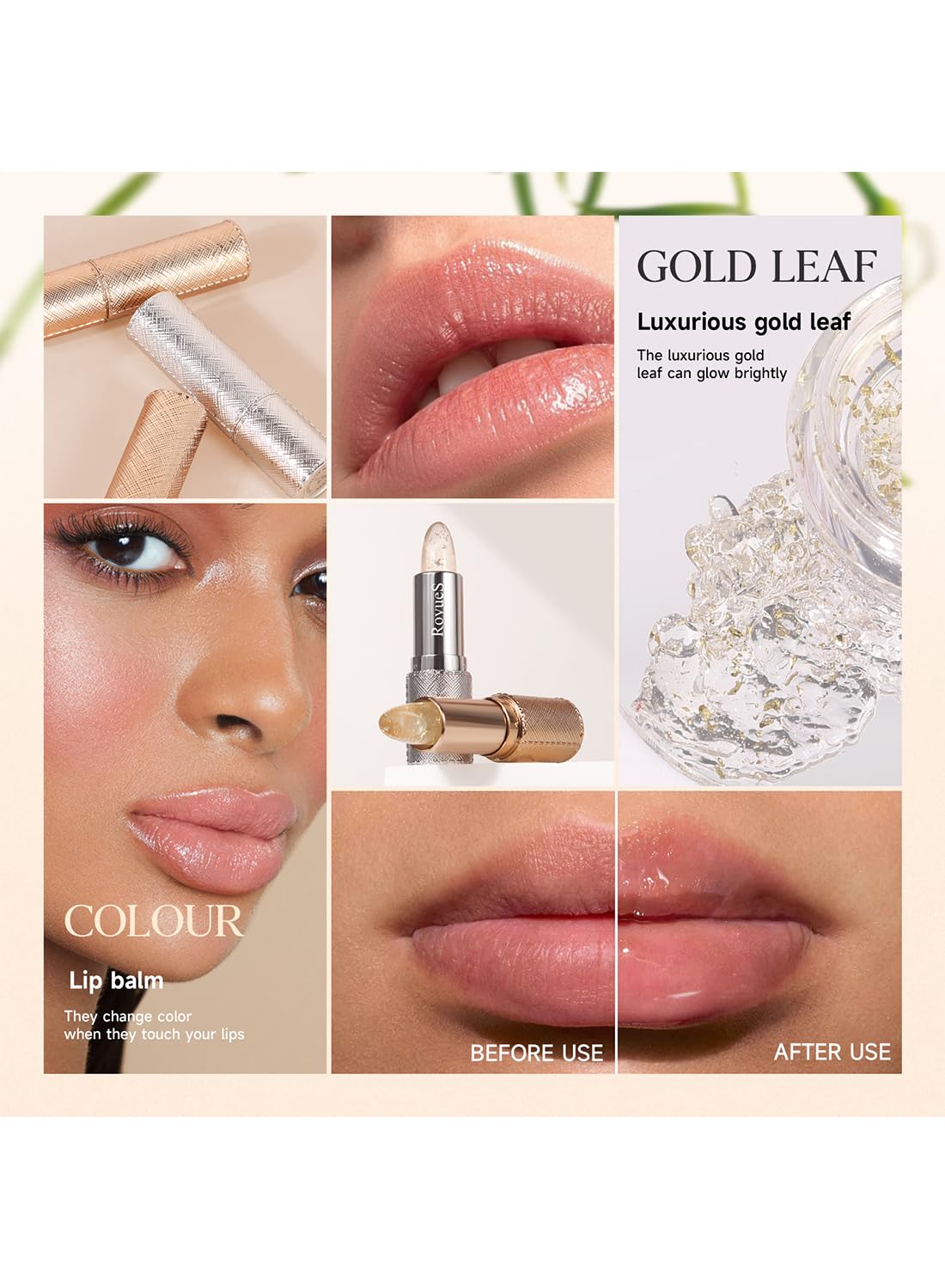 Temperature Color Changing Lipstick, Moisturizing Long Lasting Tinted Lip Balm, Nourishing Lip Moisturizer, Hydrating Lip Gloss