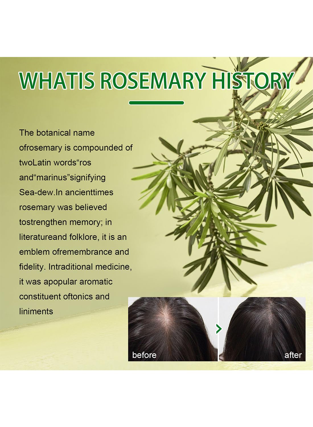 2Pcs Rosemary Mint Scalp & Hair Strengthening Oil Spray Set Hair Growth Oil to Help Stimulate New Hair Growth and Strengthen Hair Follicles and Encourage Thicker Fuller Hair 60ml/Pcs