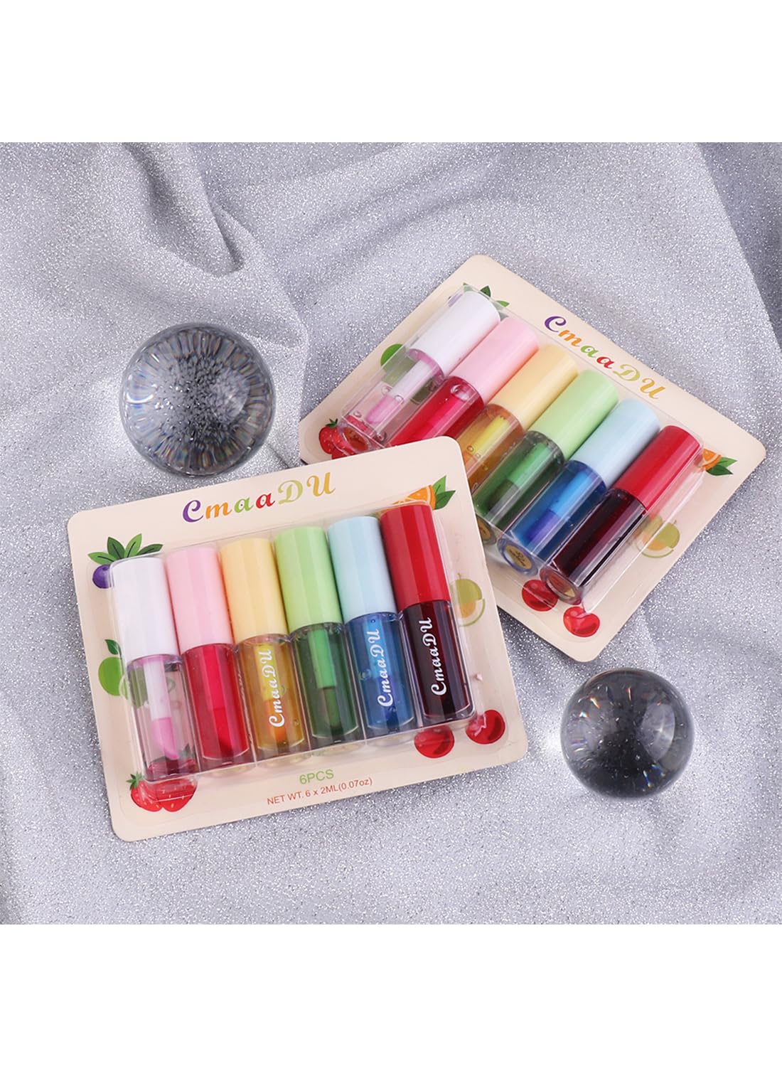 6 Pcs Color Change Lip Plumper Set, Lip Base Makeup Kit to Repair the Lips and Fade Lip Lines for Women
