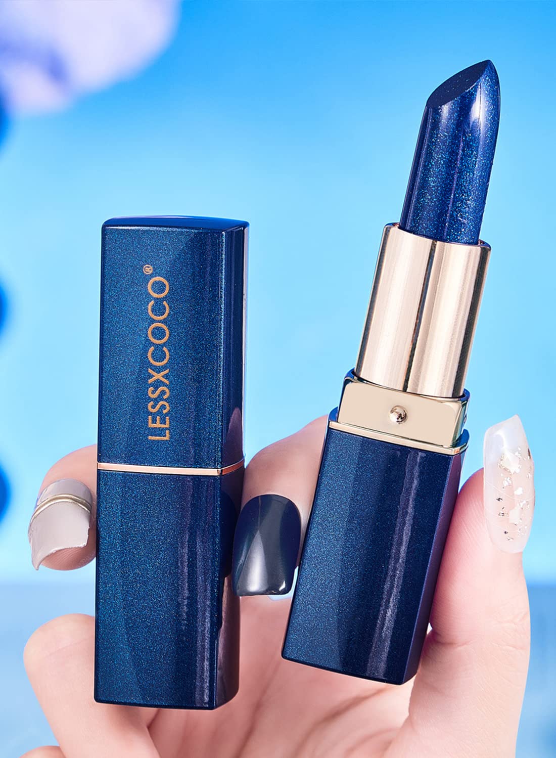 Magic Color Changing Lipstick, Moisturizing Long Lasting Waterproof Lightweight Non-Stick Cup Lip Gloss, Smooth Lip Tint for Women 1Pcs