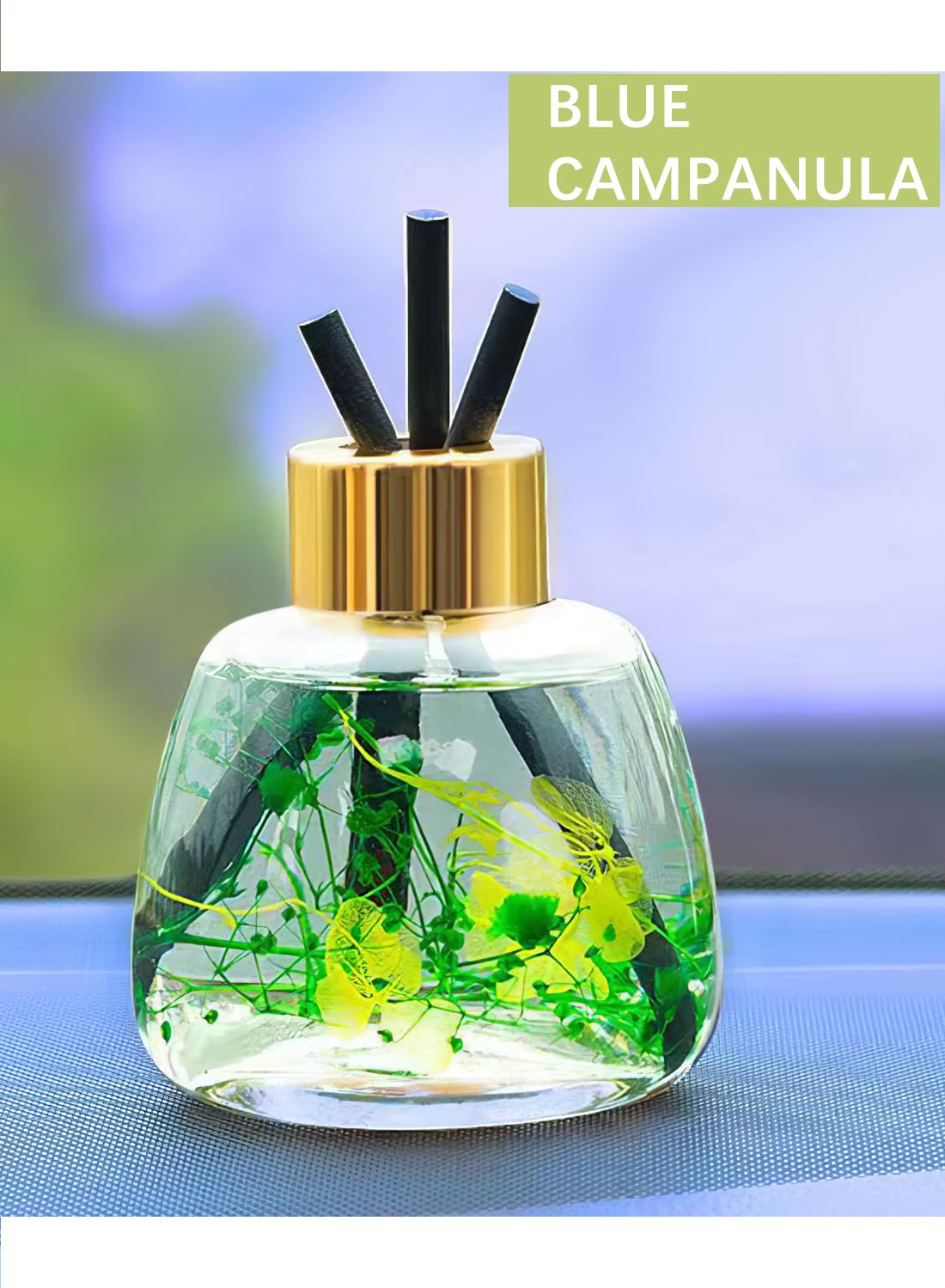 Flower Reed Diffuser Set with Incense Diffuser Sticks, Scented Room Diffuser Home Fragrance with Aromatherapy Essential Oil for Car Home Office Bedroom Gift Set 100ml