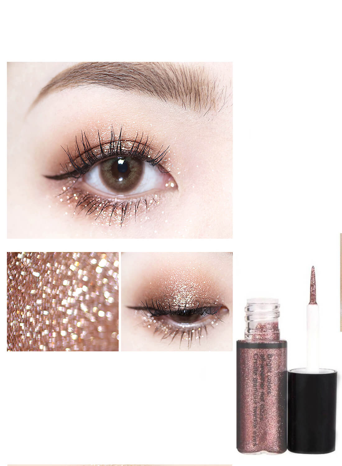 5 Colors Glitter Liquid Eyeshadow Set