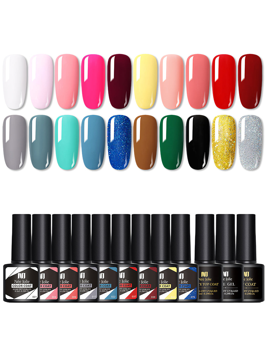 Nee Jolie 23 Pcs Gel Nail Polish Set