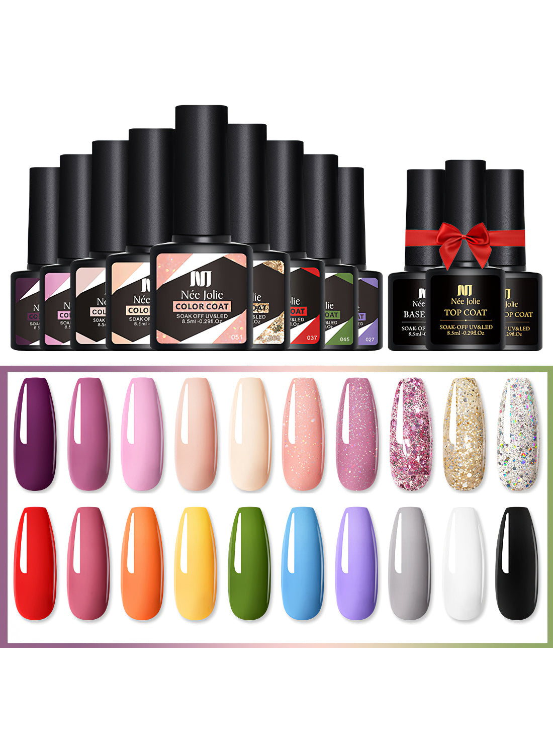 Nee Jolie 23 Pcs Gel Nail Polish Set