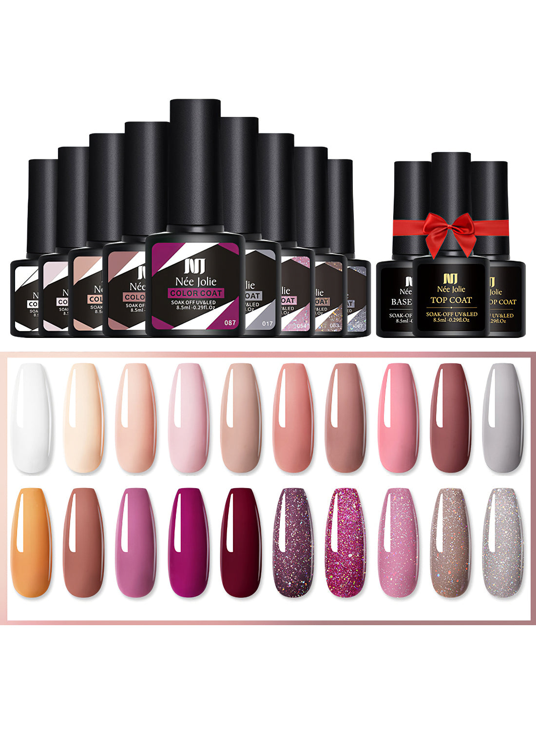 Nee Jolie 23 Pcs Gel Nail Polish Set