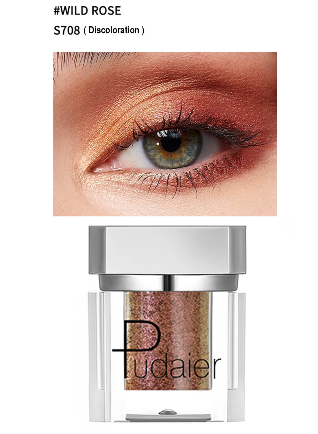 Pudaier Monochrome Glitter Eyeshadow