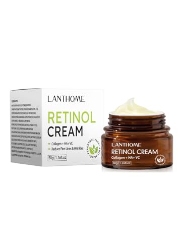 LANTHOME Retinol Cream with 2.5% Active Retinol to Reduce Fine Lines 50g