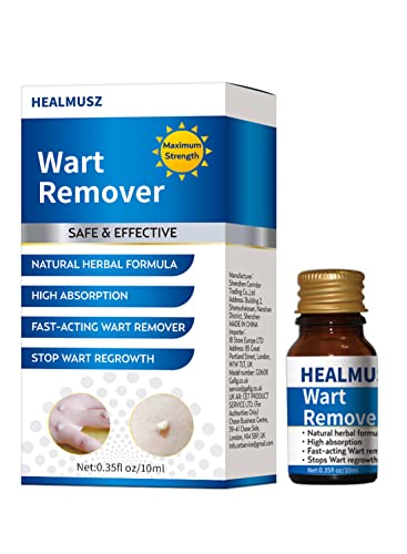 Wart Remover, Fast Acting Stop Wart Regrowth Non Irritating Wart Remover - 10ml