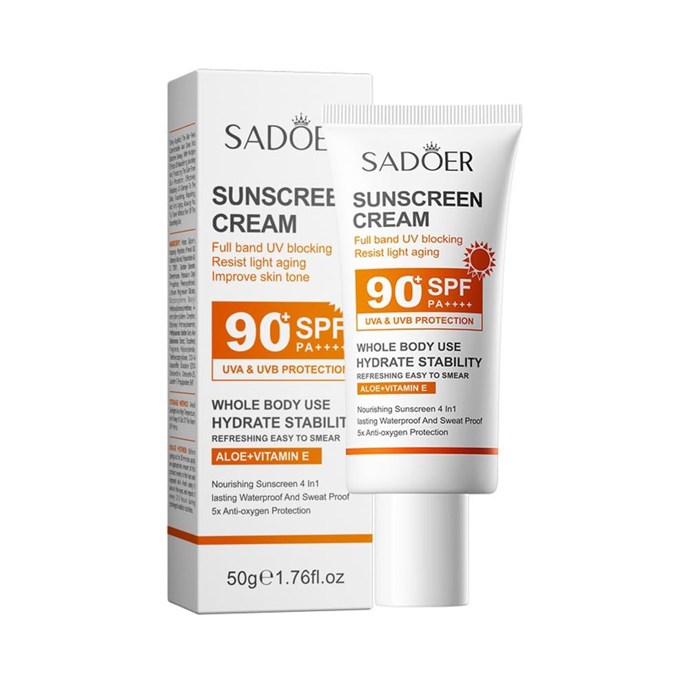 Sun Cream, Moisturizing Sunscreen Lotion, Quick Absorbing Skin Care Cream - 50g