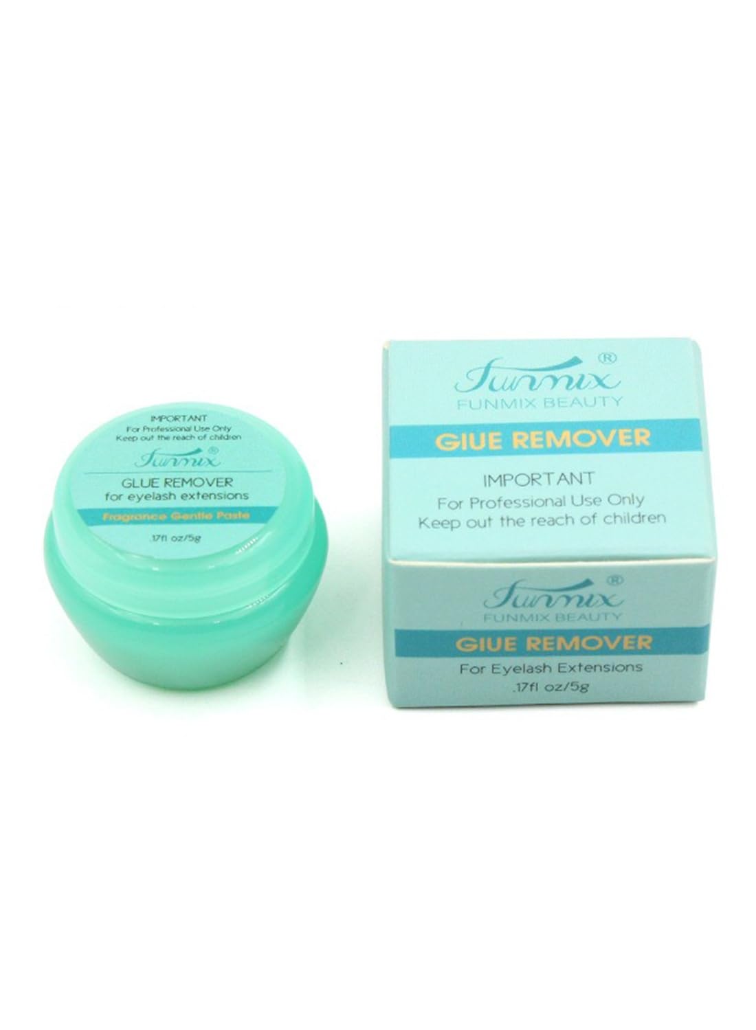 Eyelash Extensions Remover Cream, Lashes Glue Remover for Salon 5g