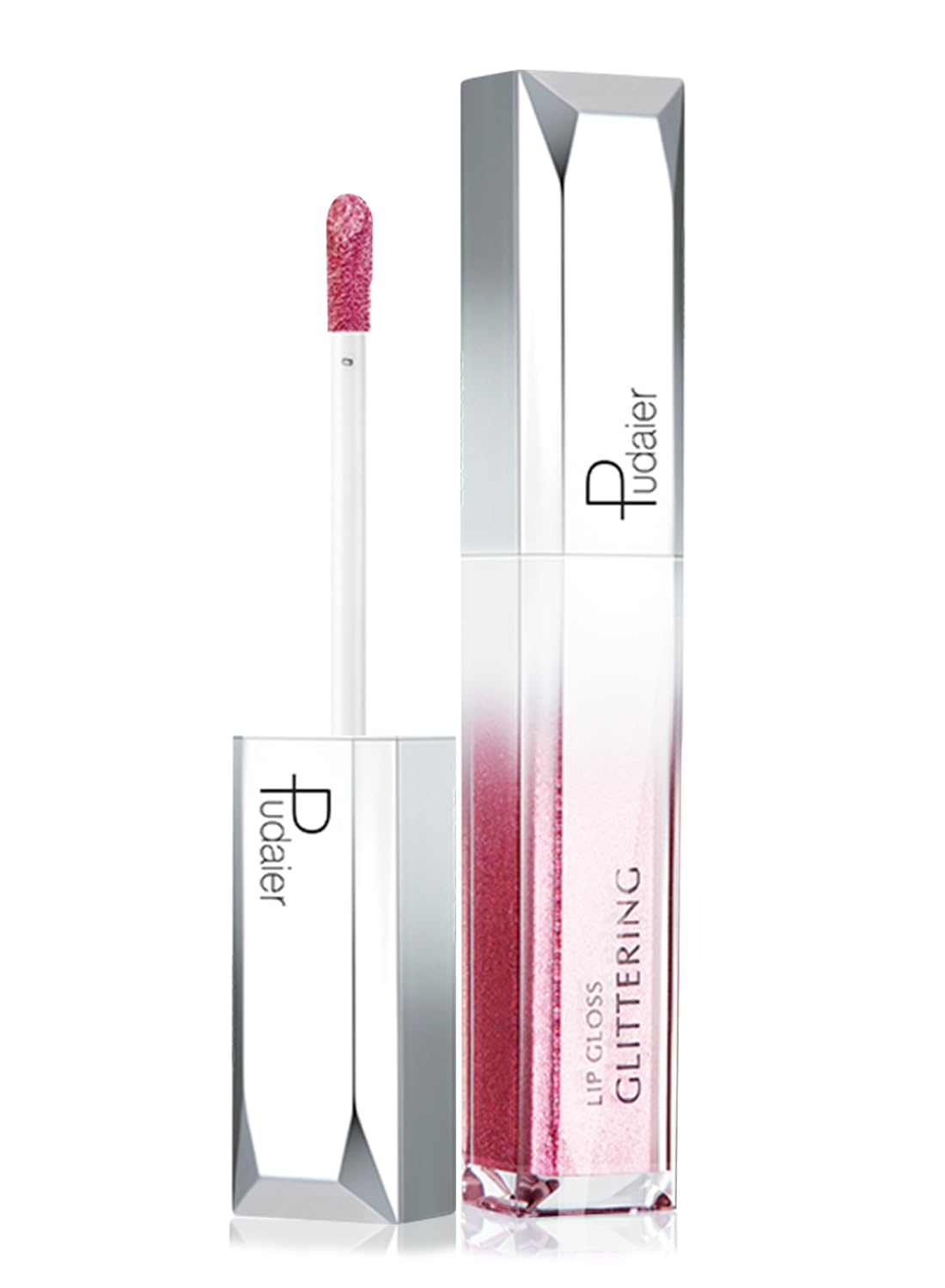 Glitter Lip Gloss, Shimmer Metallic Liquid Lipstick, Moisturizing Waterproof Long Lasting Multi-Used Lip Makeup for Party DIY Daily Use, for Lips Cheeks Eyes