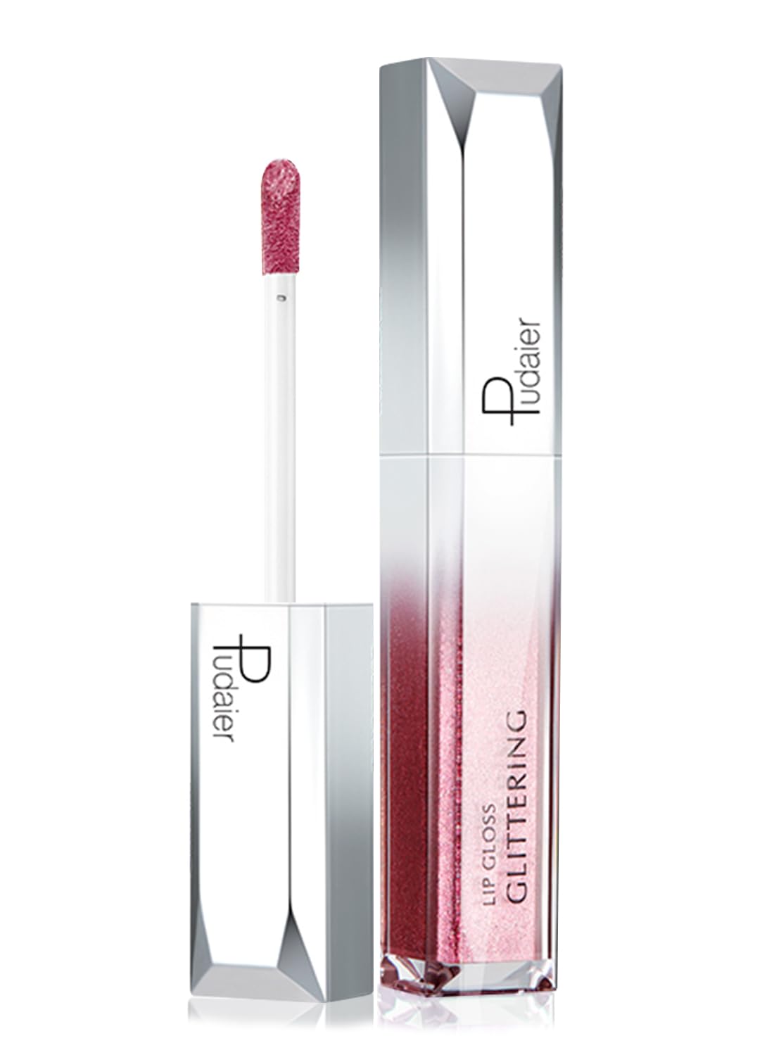 Glitter Lip Gloss, Shimmer Metallic Liquid Lipstick, Moisturizing Waterproof Long Lasting Multi-Used Lip Makeup for Party DIY Daily Use, for Lips Cheeks Eyes