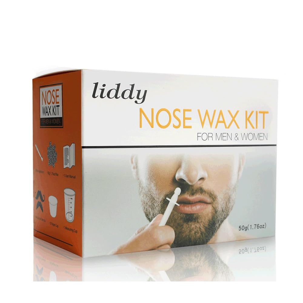Nose Wax Kit for Men & Women, 20 Applicators, Instant Hair Remover Wax Kit