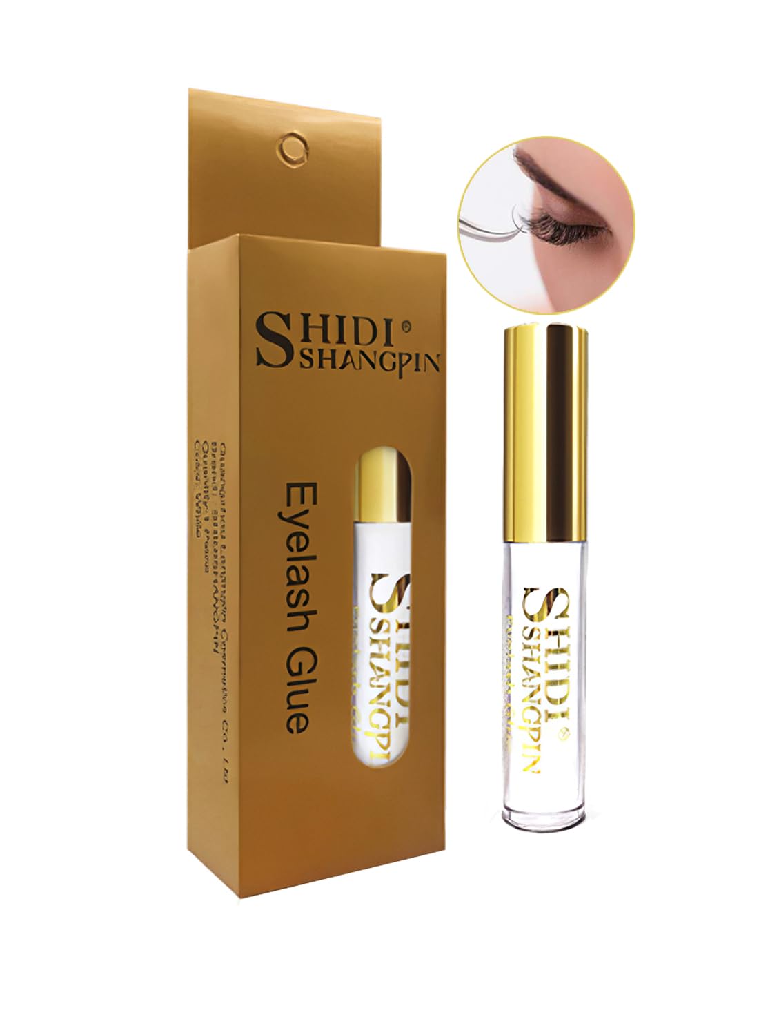 Eyelash Glue for False Lashes, Strong Hold Eyes Lash Adhesive 5ML