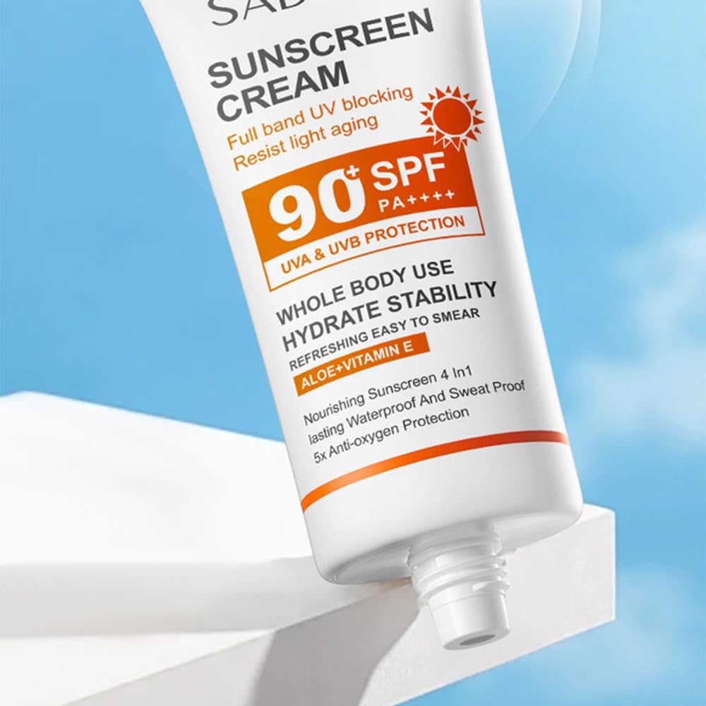 Sun Cream, Moisturizing Sunscreen Lotion, Quick Absorbing Skin Care Cream - 50g