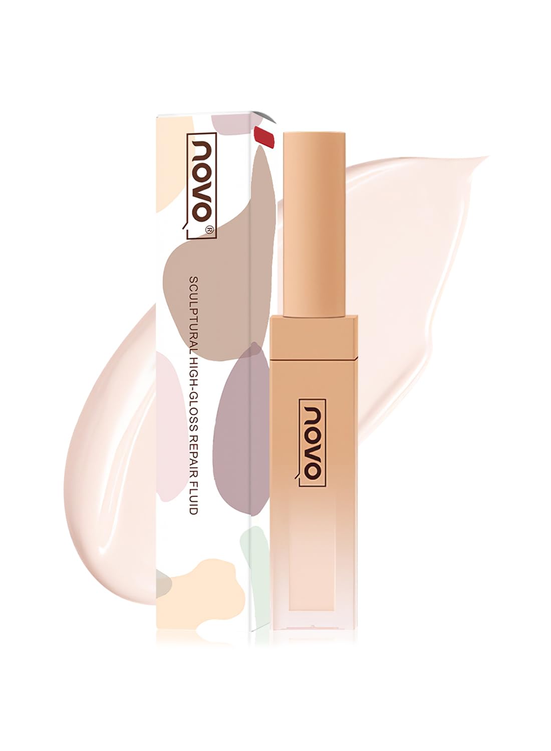 Liquid Contour Stick, Long Lasting Waterproof High Gloss Highlighter Stick, Blendable Lightweight Smooth Bronzer Stick for Face and Body Matte Finish