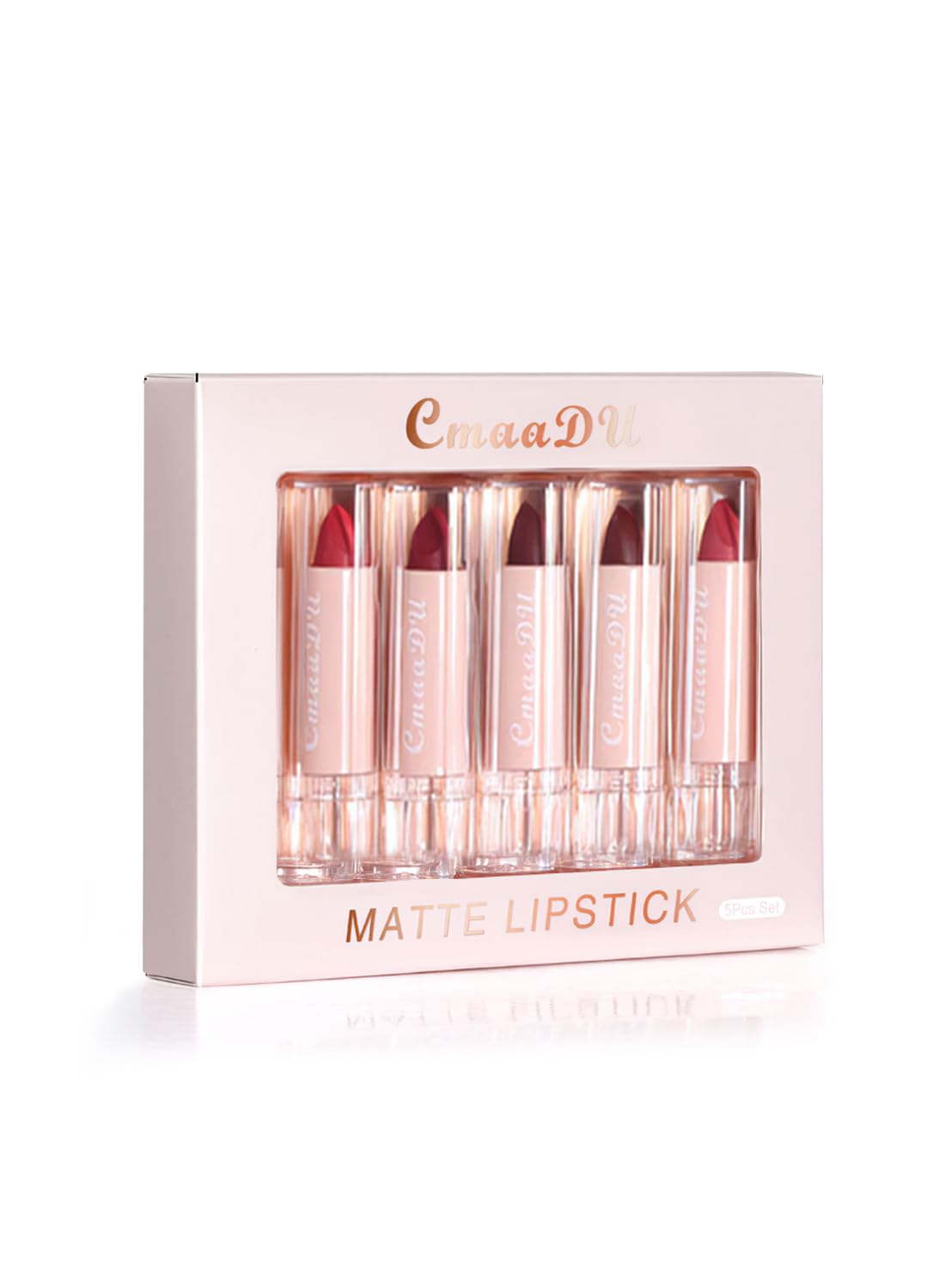 Cmaadu 5 Colors Matte Lipstick Set