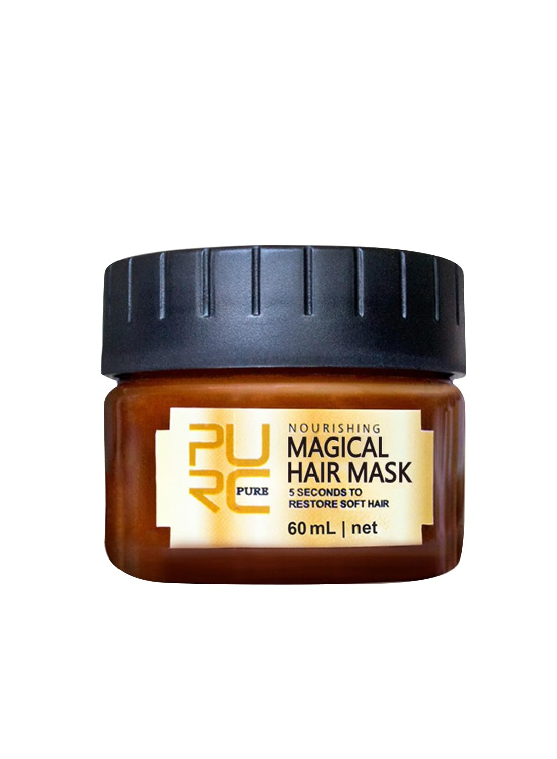 Deep Conditioning Hair Mask, Hair Mask Deep Conditioner, Hair Daily Care Perm and Dye, Hair Repair Treatment for Damaged Hair, 5s to Restore Soft Hair, Repair Cracks and Dry 60ML