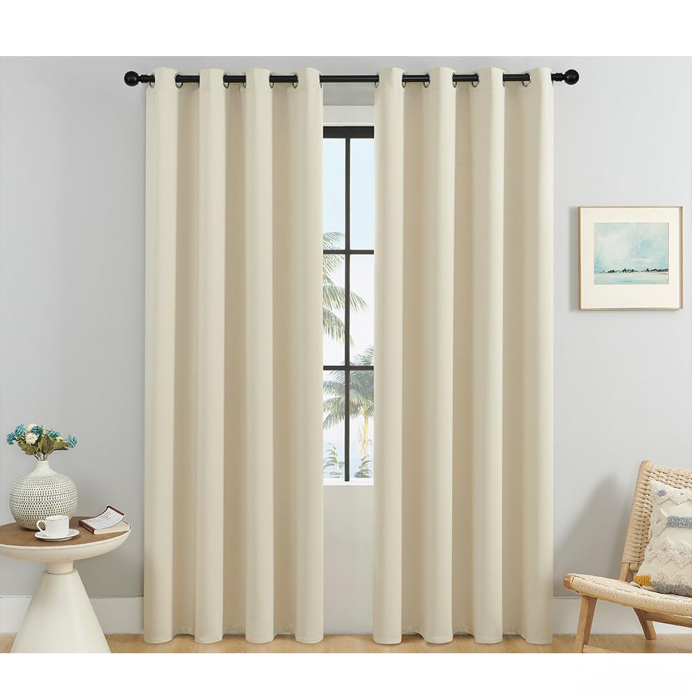 Blackout Curtains, Drapes Grommet Room Window Curtains