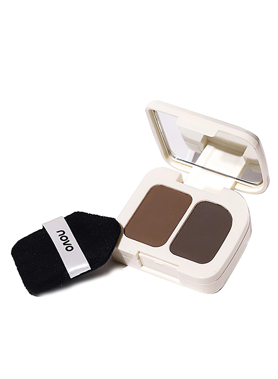 Instantly Hairline Powder, Waterproof Long Lasting Root Touch Up Hair Powder, Two-Colors Volumizing Hairline Powder, Quick Cover Grey Hair Root Concealer for Women and Men