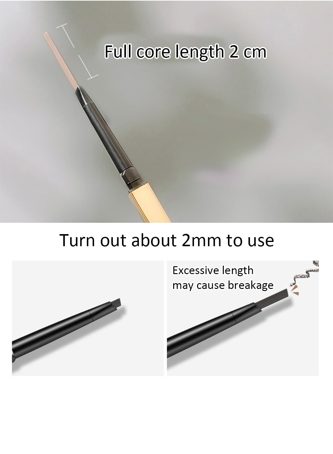Eyebrow Pencil with Spiral Brush-Group 3