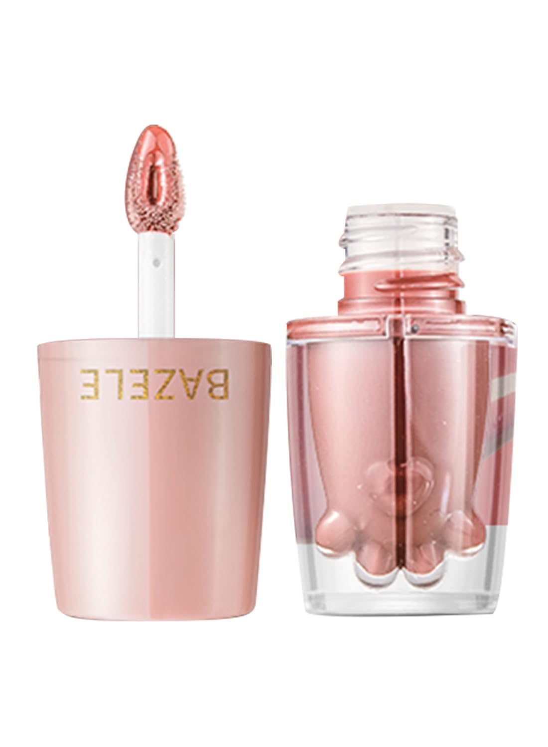 Jelly Lipstick Liquid, Mirror Cat Paw Waterproof High Pigment Lip Gloss