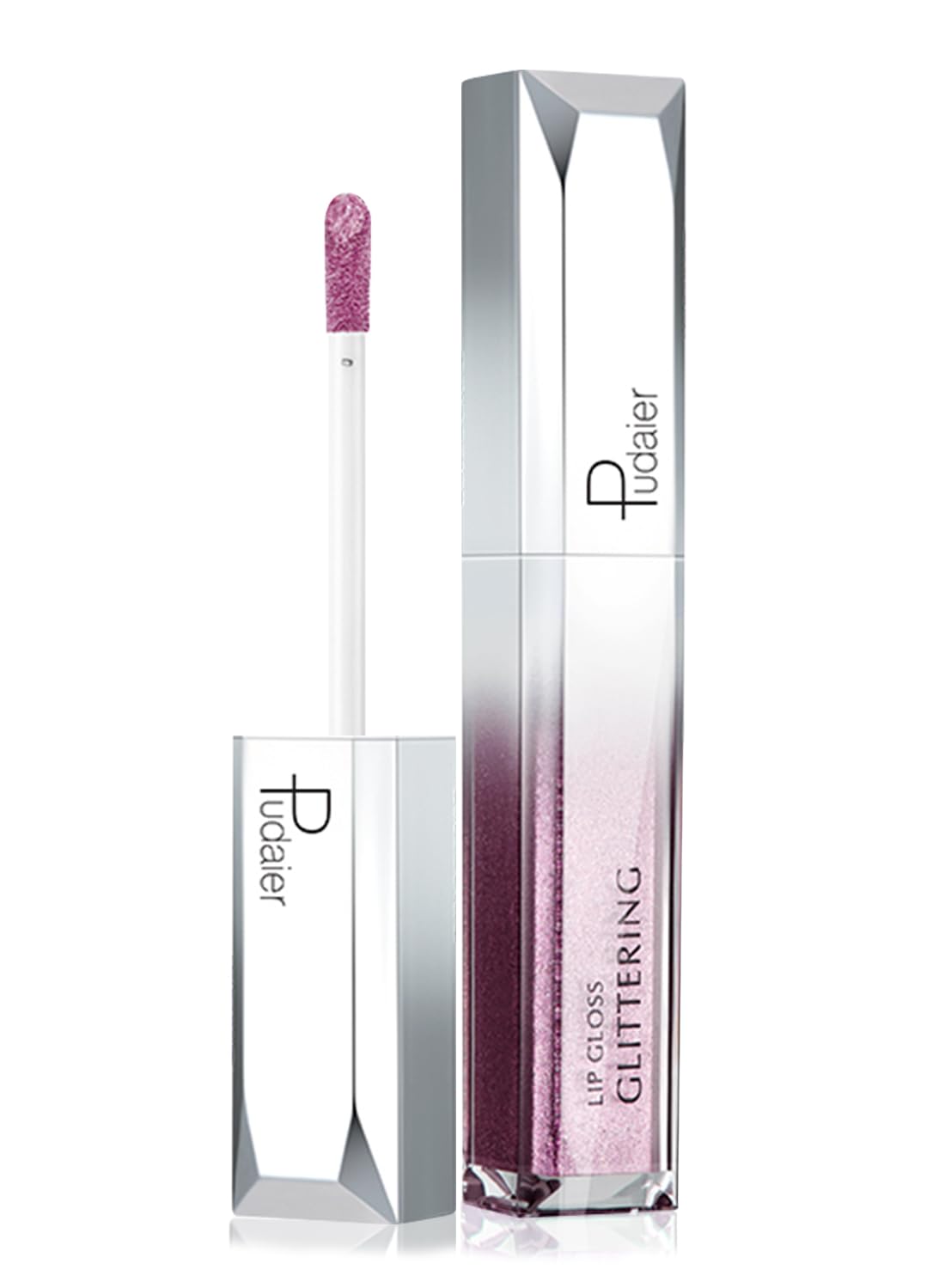 Glitter Lip Gloss, Shimmer Metallic Liquid Lipstick, Moisturizing Waterproof Long Lasting Multi-Used Lip Makeup for Party DIY Daily Use, for Lips Cheeks Eyes