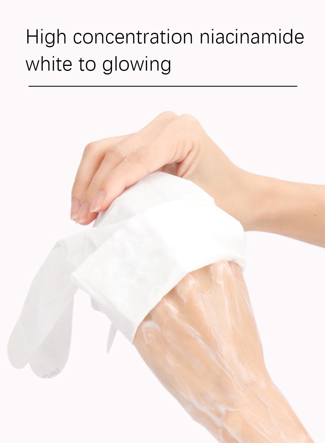 Hand Mask with Nicotinamide and Hyaluronic Acid, Moisturizing Hydrating Hand Mask, Hand Repair Soothing Gloves for Dry Hands Treatment, Remove Dead Skin, Hand Care 1 Pair