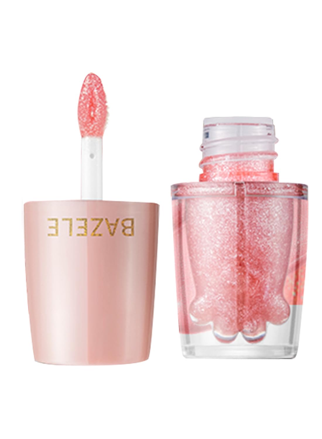 Jelly Lipstick Liquid, Mirror Cat Paw Waterproof High Pigment Lip Gloss
