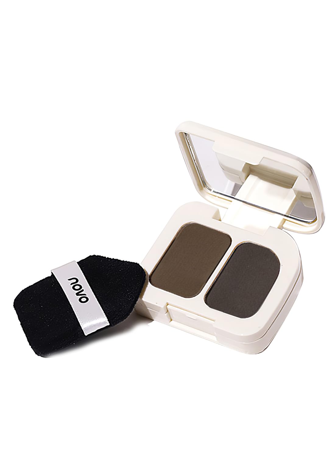 Instantly Hairline Powder, Waterproof Long Lasting Root Touch Up Hair Powder, Two-Colors Volumizing Hairline Powder, Quick Cover Grey Hair Root Concealer for Women and Men