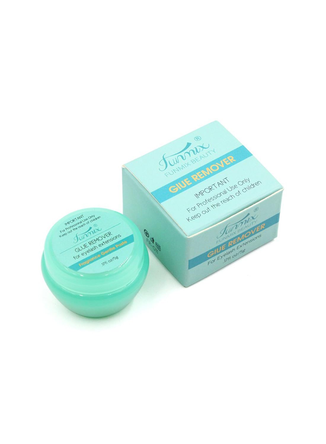 Eyelash Extensions Remover Cream, Lashes Glue Remover for Salon 5g