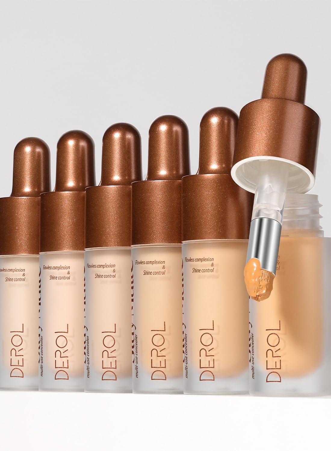 Concealer Stick, Hydrating Full Coverage Flawless Corrector Stick, Long Lasting Multi-Use Cream Contouring Highlighter Makeup Stick, Under Eye Concealer 3.5ML