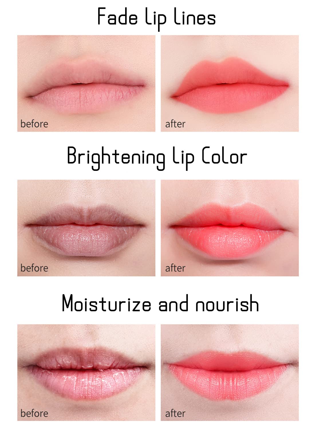 Magic Color Changing Lipstick, Moisturizing Long Lasting Waterproof Lightweight Non-Stick Cup Lip Gloss, Smooth Lip Tint for Women 1Pcs