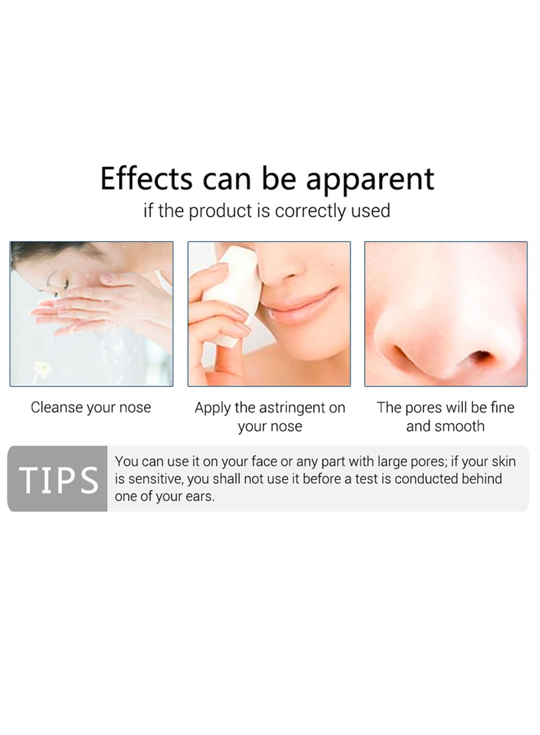 Blackhead Remover, Pore Solution Serum for Face and Nose 15ml