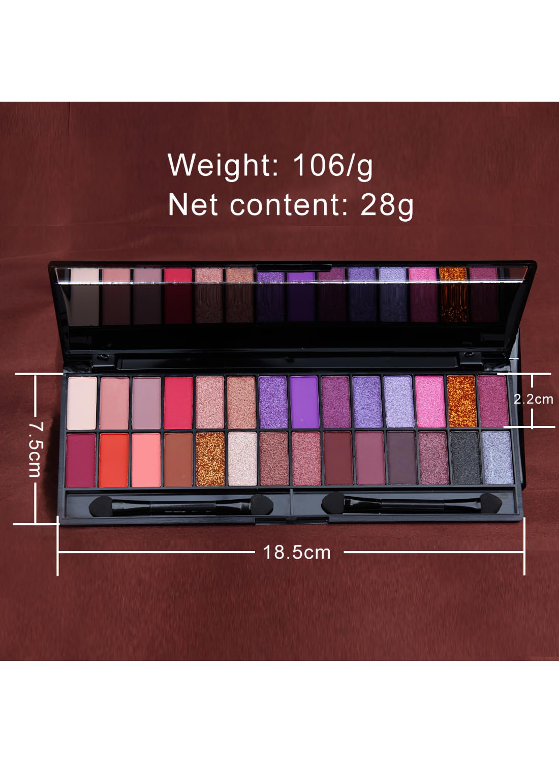 Eyeshadow Palette with Brushes