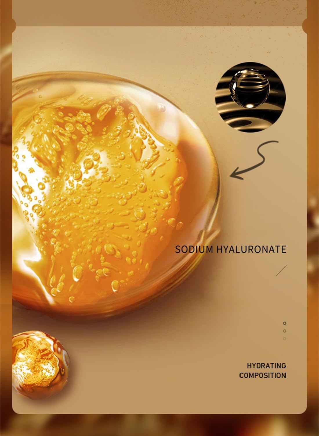 Moisturizer Serum, Hydrating Gold Essence Anti-Aging Wrinkle Firming - 30ml