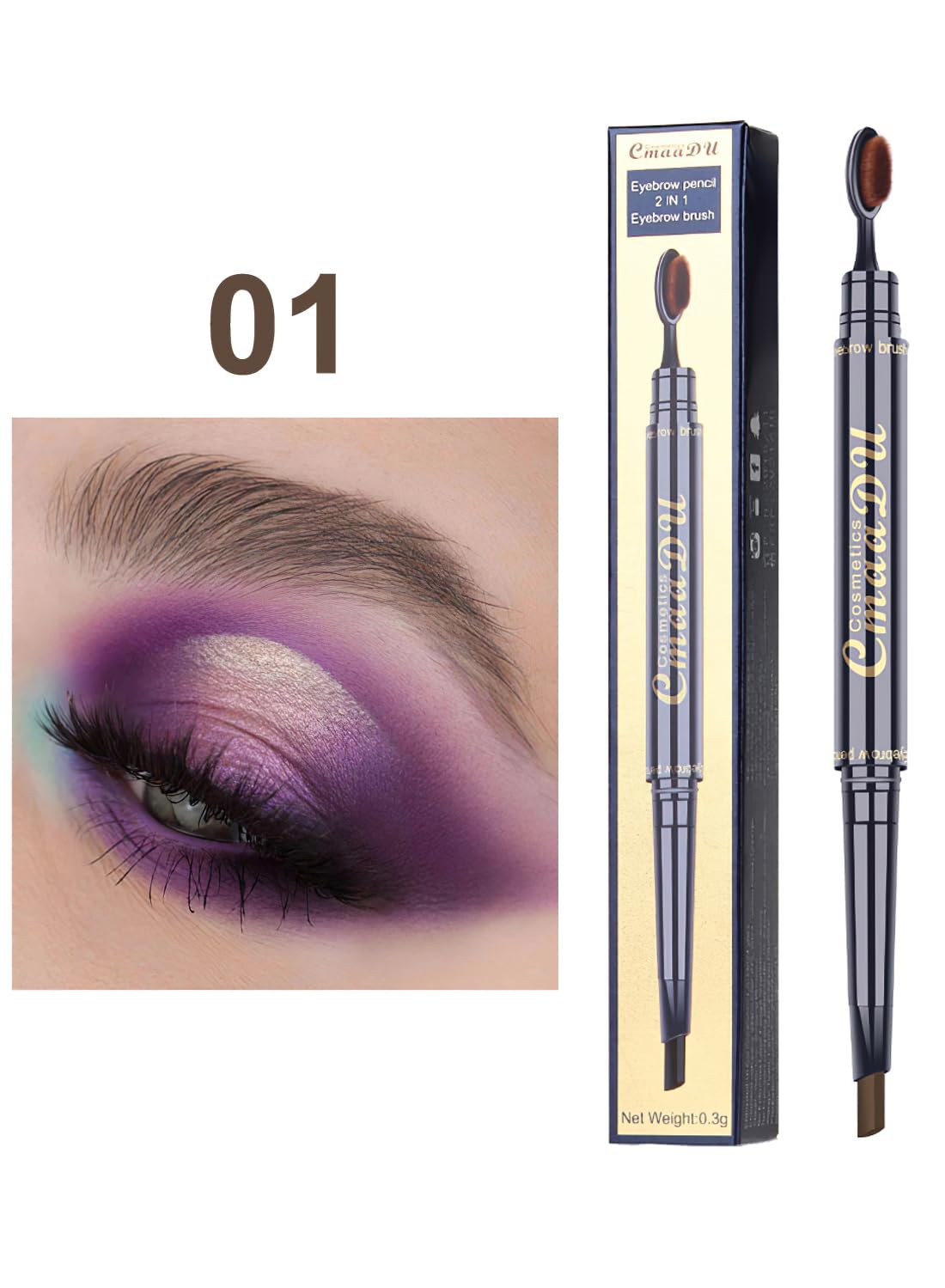 Eyebrow Toothbrush Pencil