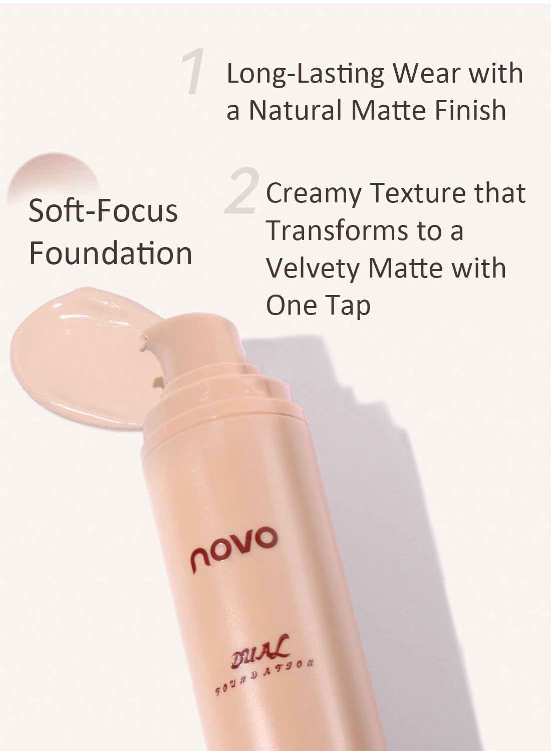 Essence Translucent Foundation, Full Matte Coverage Foundation Liquid 02