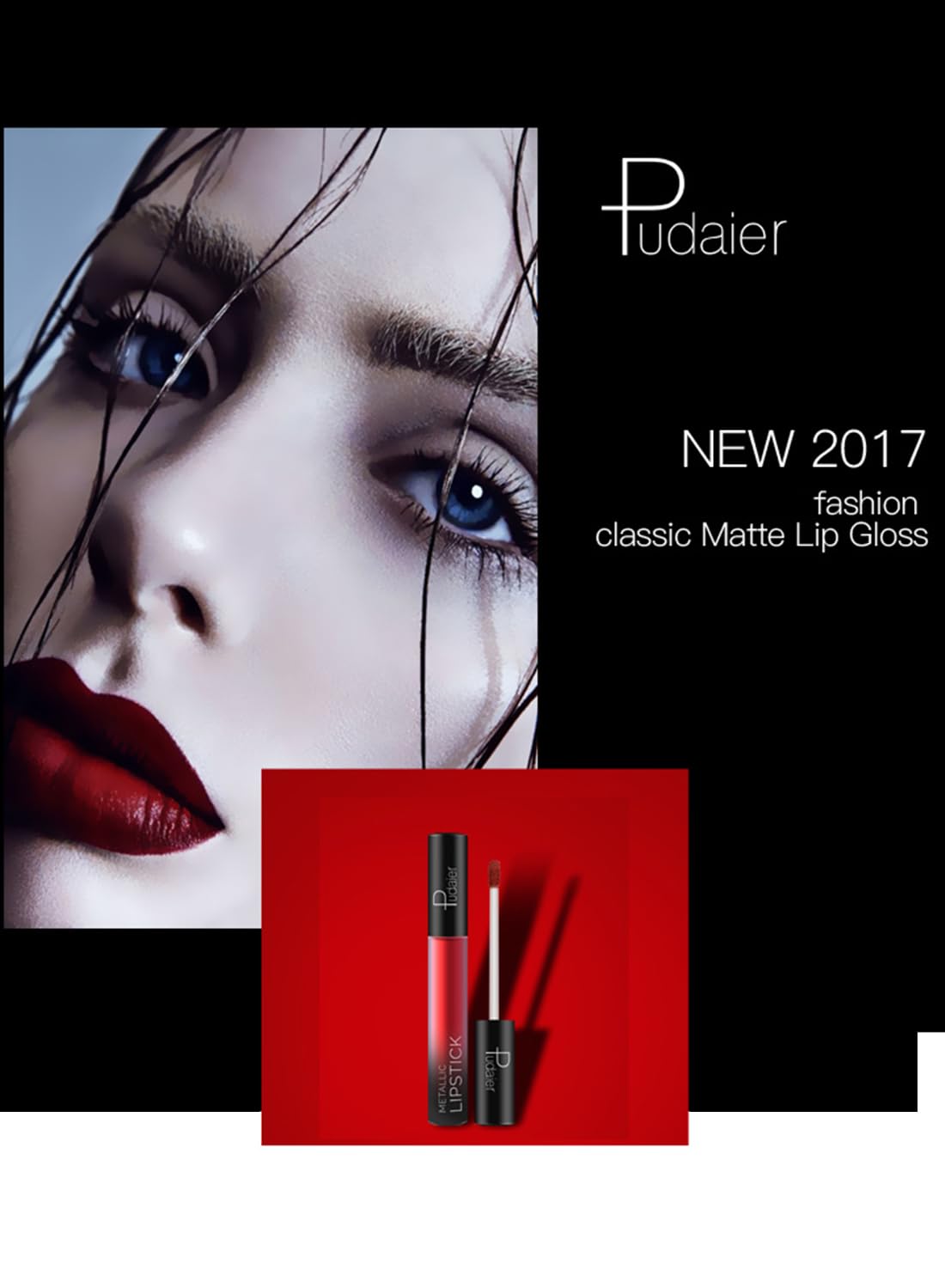 Matte Velvet Lip Gloss, Long Lasting Waterproof Non-Stick Cup Liquid Lipstick, Lightweight High Pigmented Lip Makeup for Women