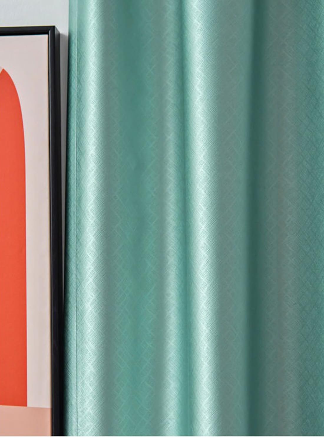 Velcro High Blackout Curtains, Without Rods and Thermal Insulated Curtains for Bedroom and Living Room