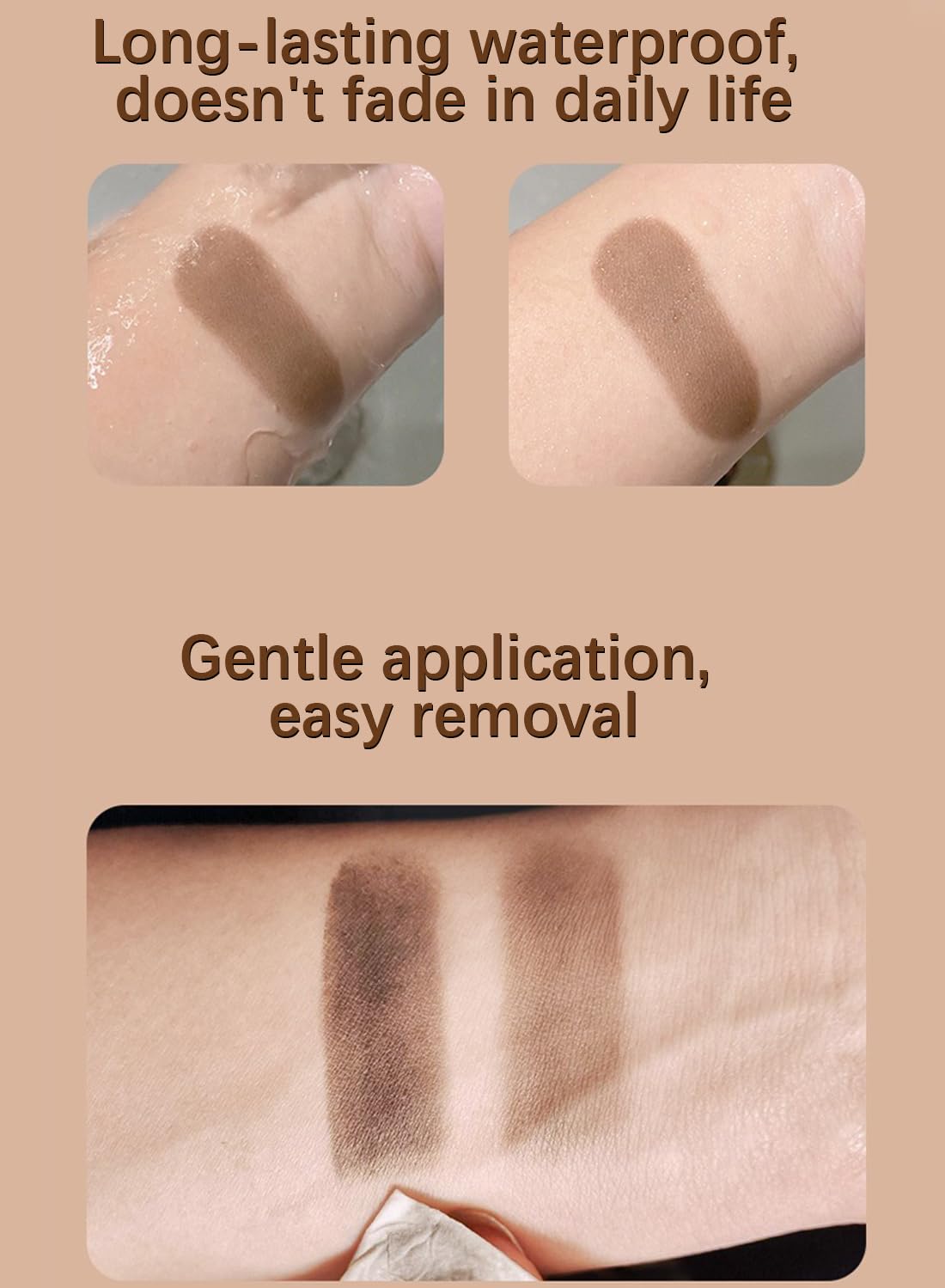 Instantly Hair Shadow Stick with Puff Touch, Root Touch Up Hair Powder, Root Cover Up Hair Color for Thinning Grey Hairline, Hair Root Concealer for Women and Men 4G