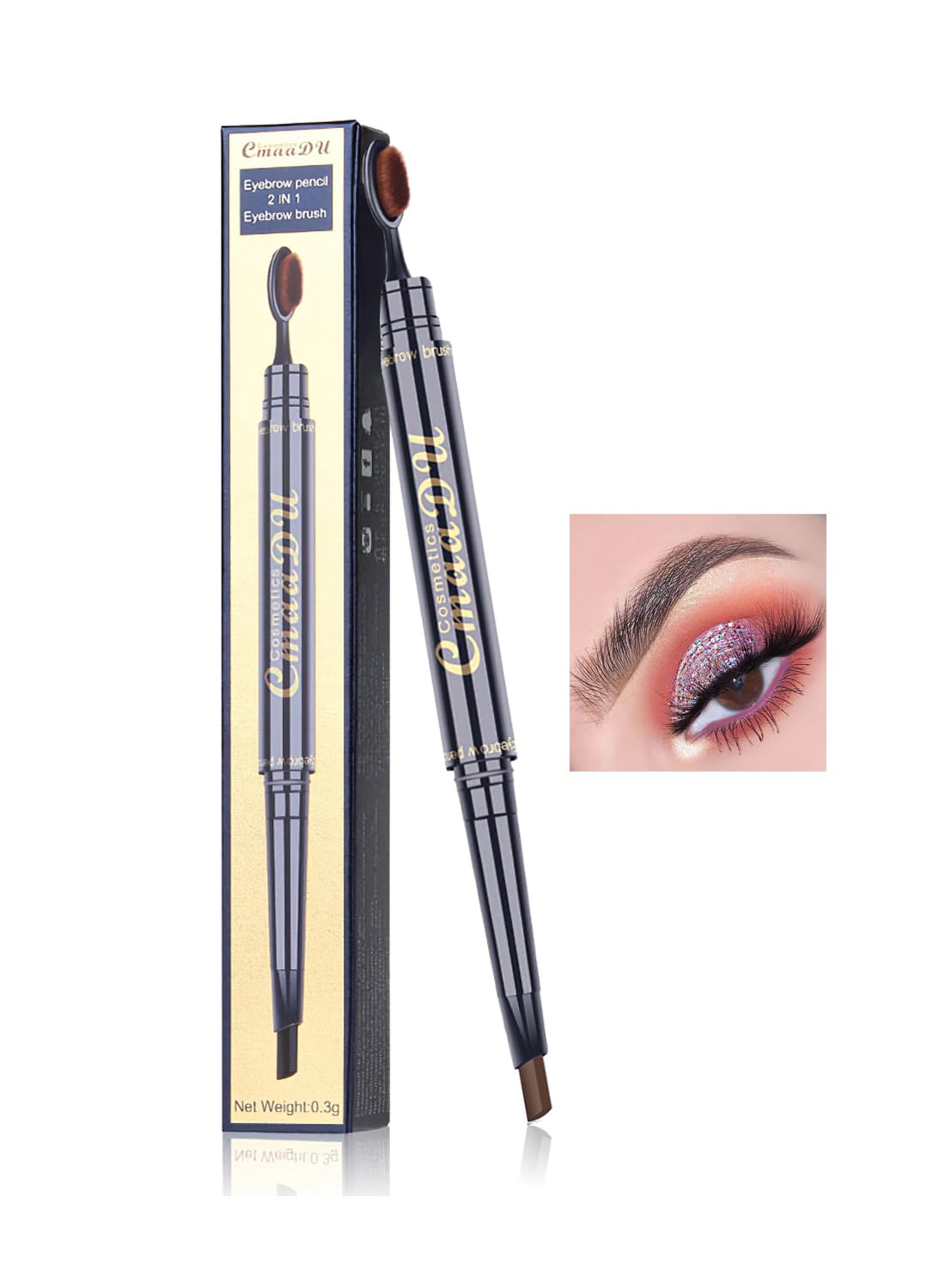Eyebrow Toothbrush Pencil