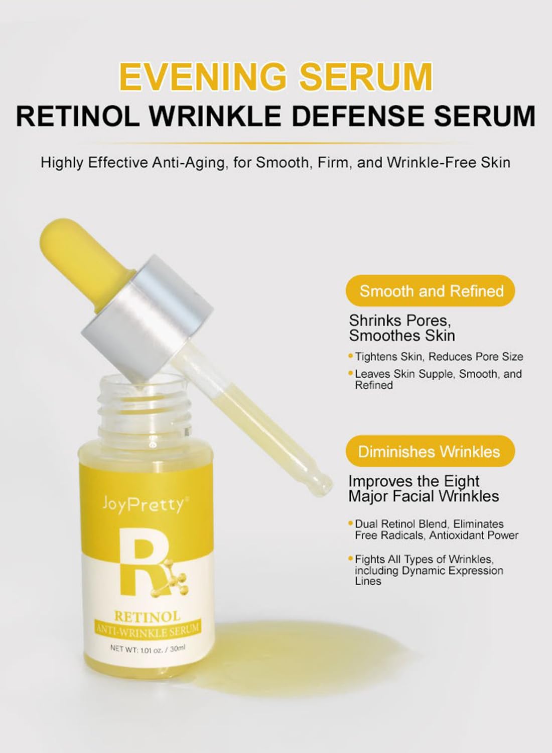 Facial Serum Kit, Anti-Aging Day & Night Face Treatment Essence Set