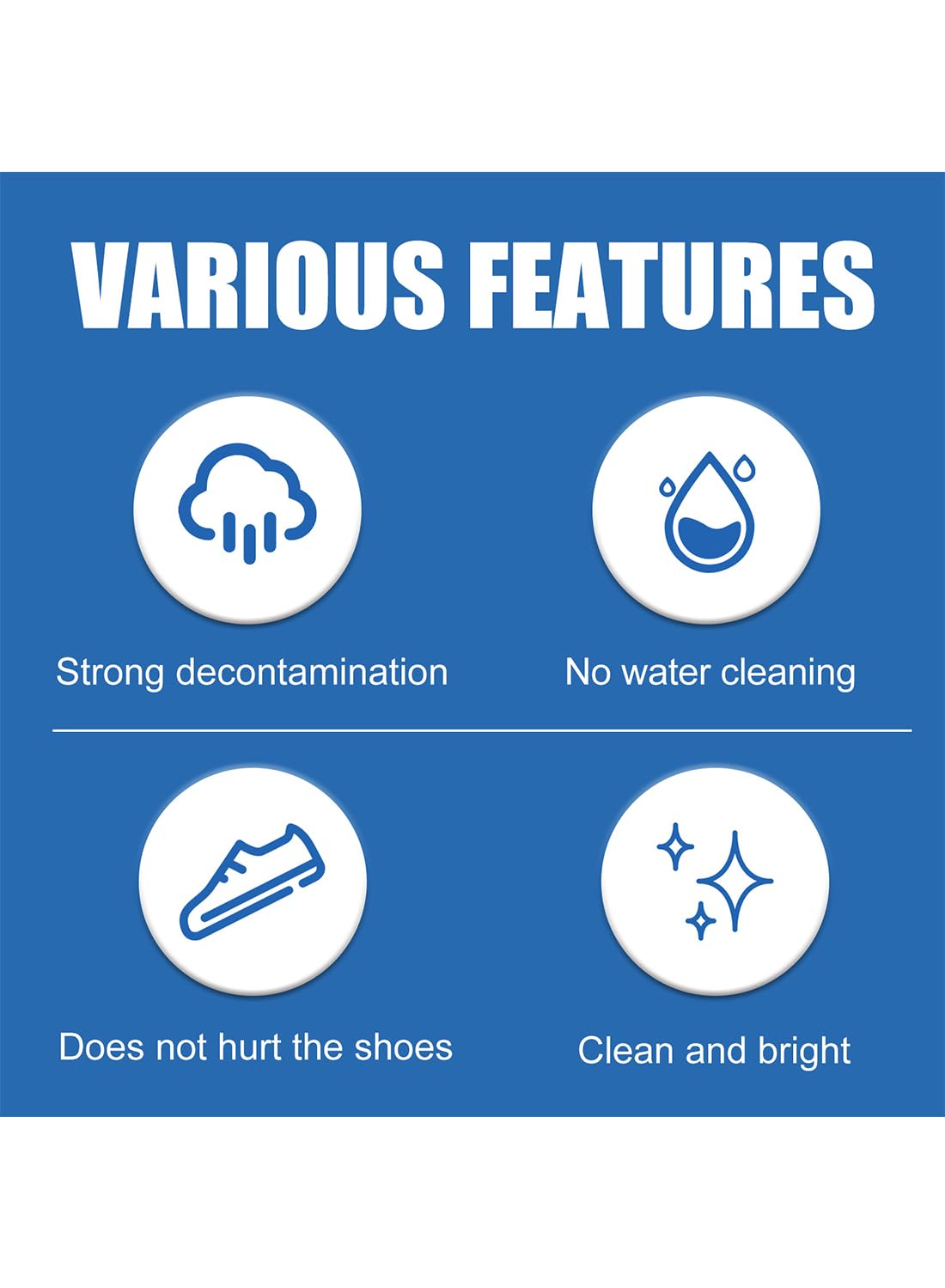 White Shoe Cleaner, Brighten Leather Shoes and Boots Sneaker Cleaner 100g