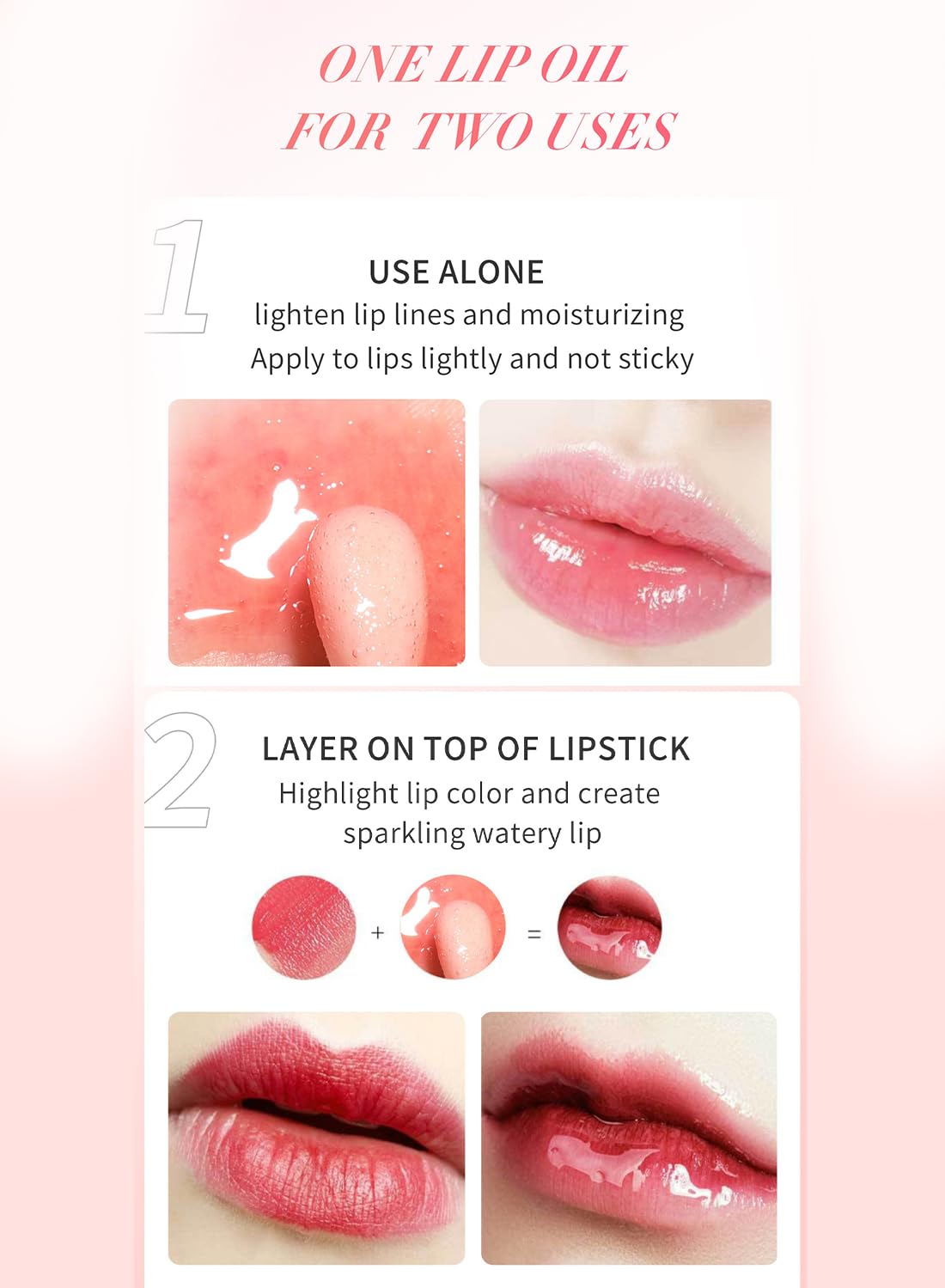 3Pcs Glossy Lip Oil Set