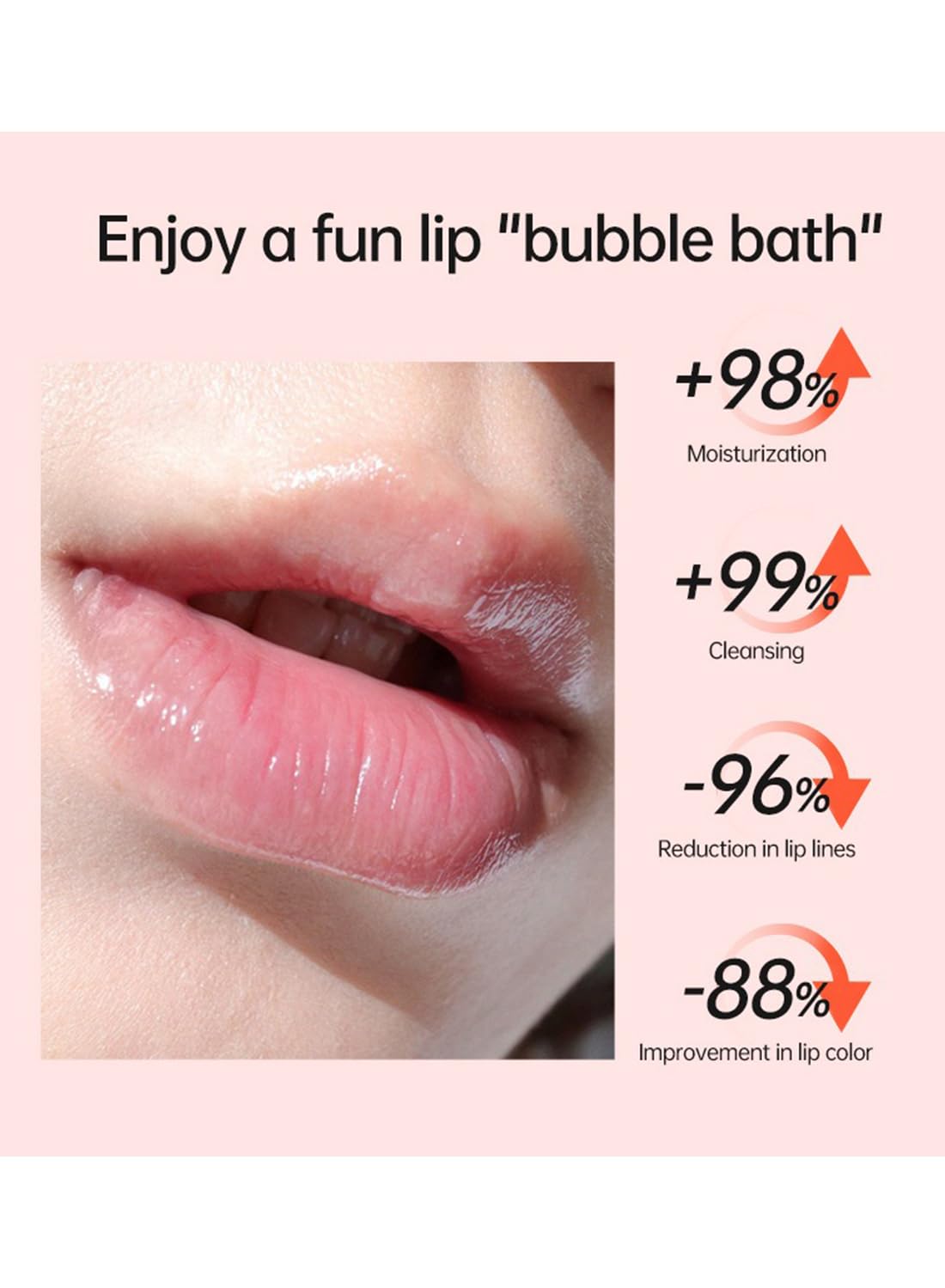 Lip Moisturizer, 4-in-1 Hydrating Lip Mask, Lip Care to Fade Lip Lines 8g