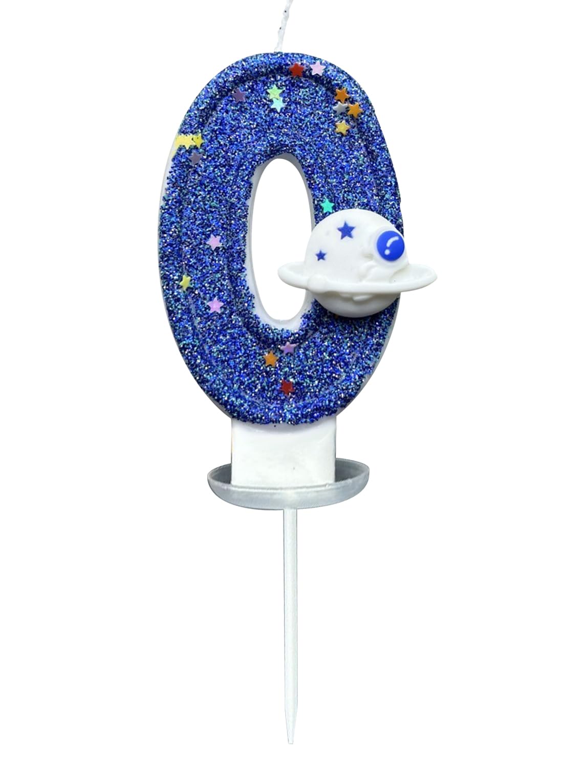 7 cm Blue Number Cake Candles,
