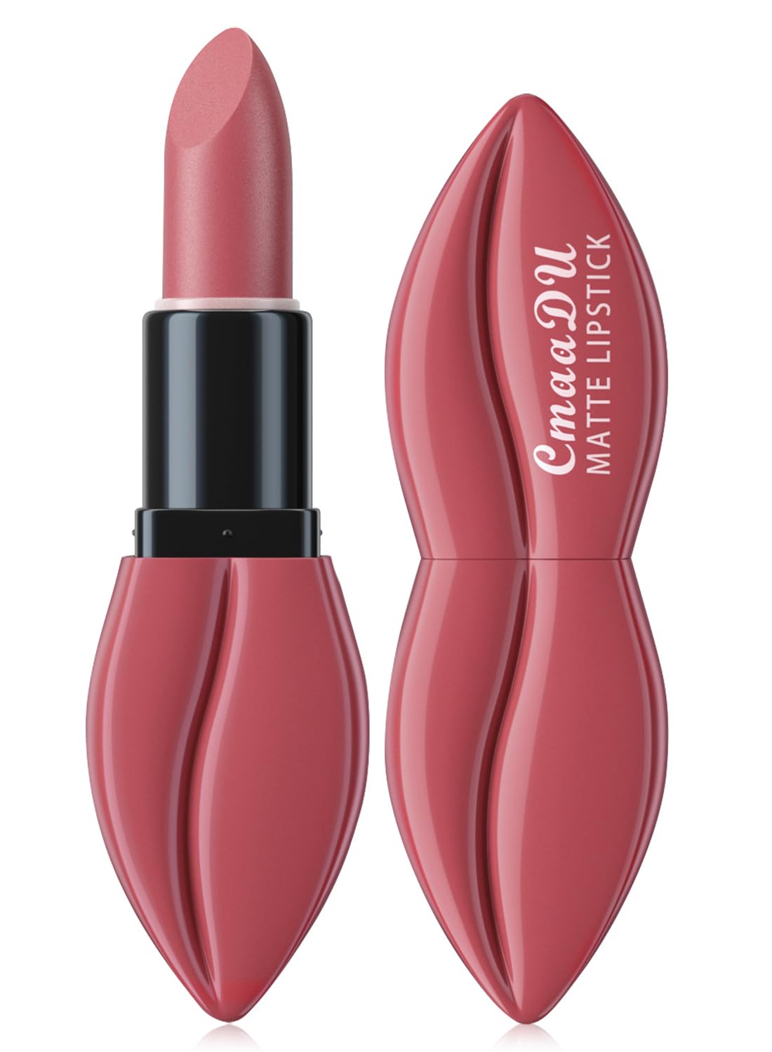 Matte Lipstick for Women, Long Lasting Waterproof Highly Pigmented Moisturizing Velvet Lip Gloss, Not Fade Lightweight Smudge Proof Lip Stain for Girls and Women - Red 07