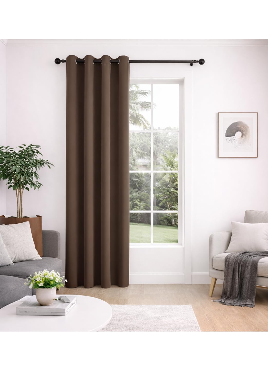 Solid Blackout Curtains for Bedroom and Living Room
