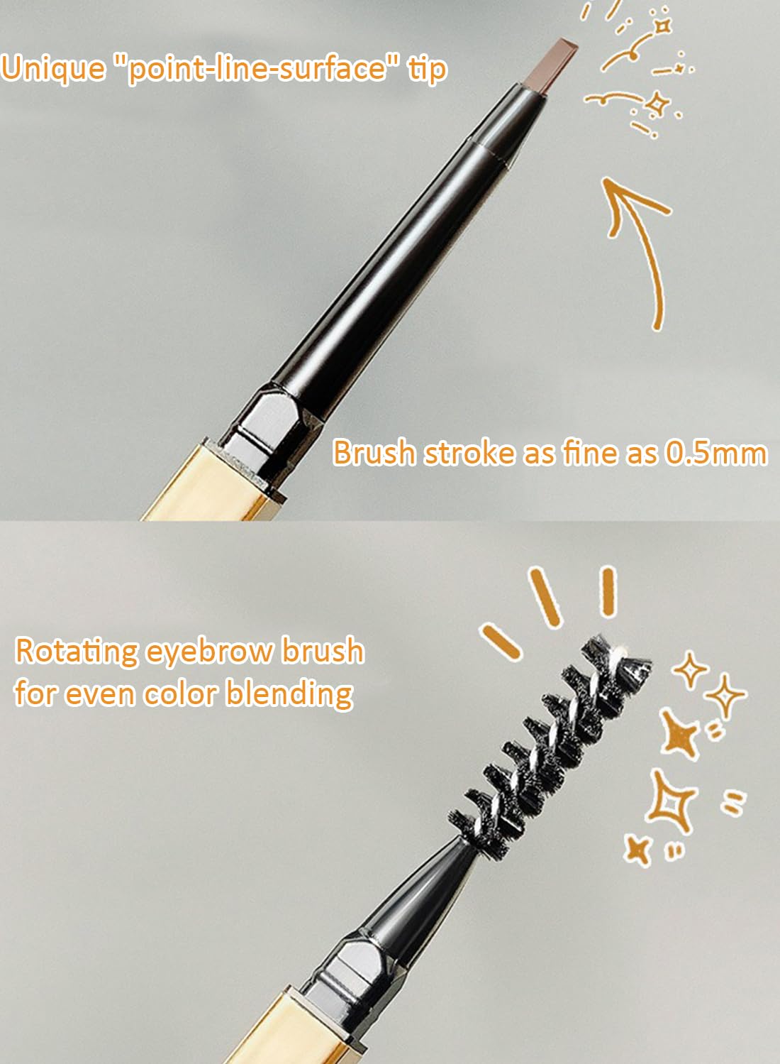 Eyebrow Pencil with Spiral Brush-Group 3